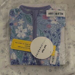Little Sleepies Winter Floral Zippy